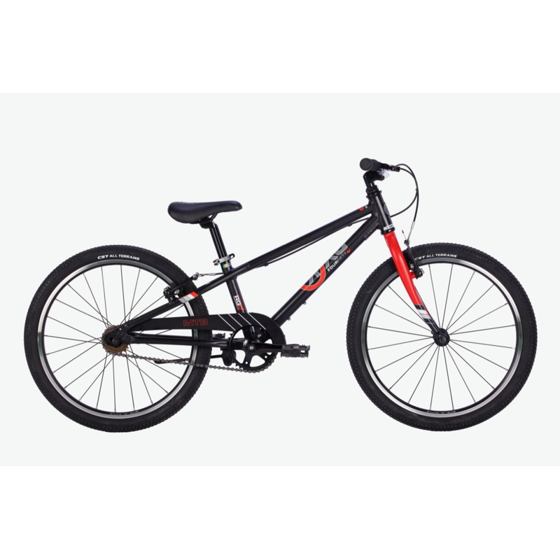 22″ BYK E-450 MTB Boys Single Speed Black/Red