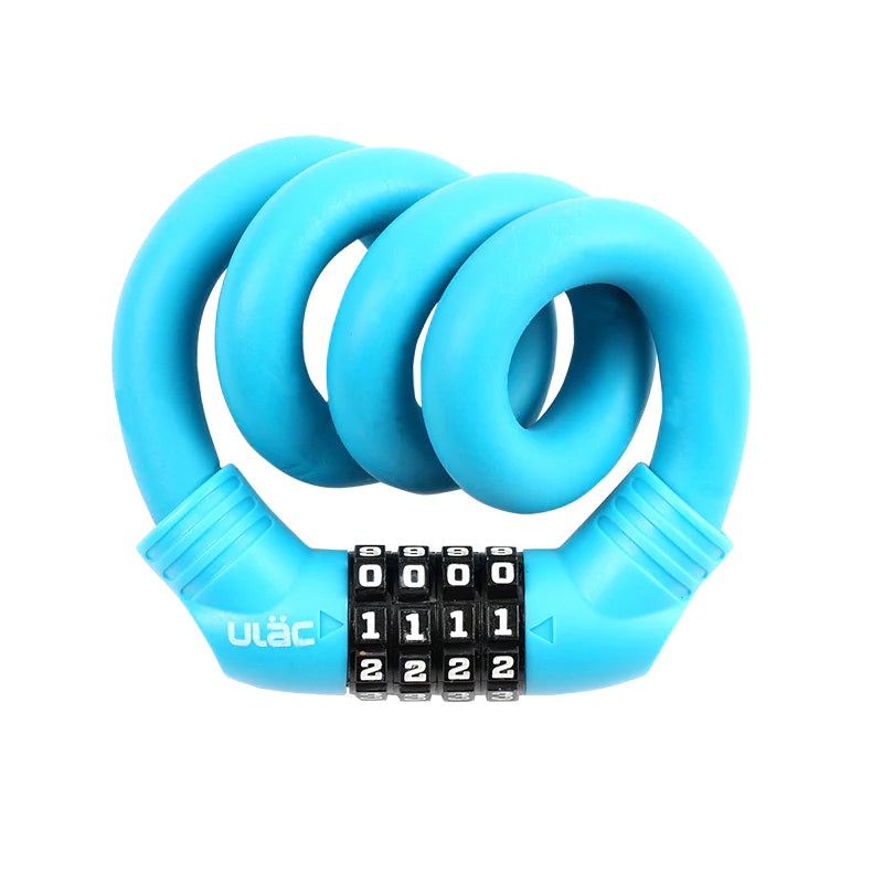 ULAC 1970 60cm Memory Combination Cable Lock Blue