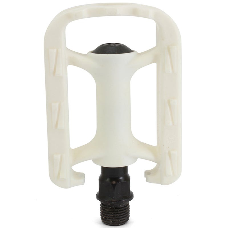 VP Plastic 9/16 Kids Pedals for 12-16″ Bikes / White (3479A)