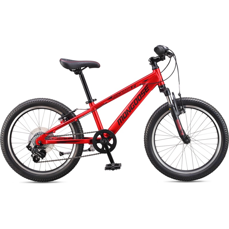 20″ Mongoose Rockadile Boys 7 Speed Red
