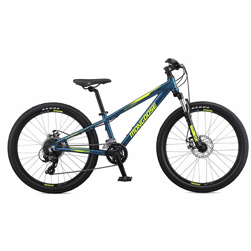 24″ Mongoose Switchback Navy Blue/Yellow