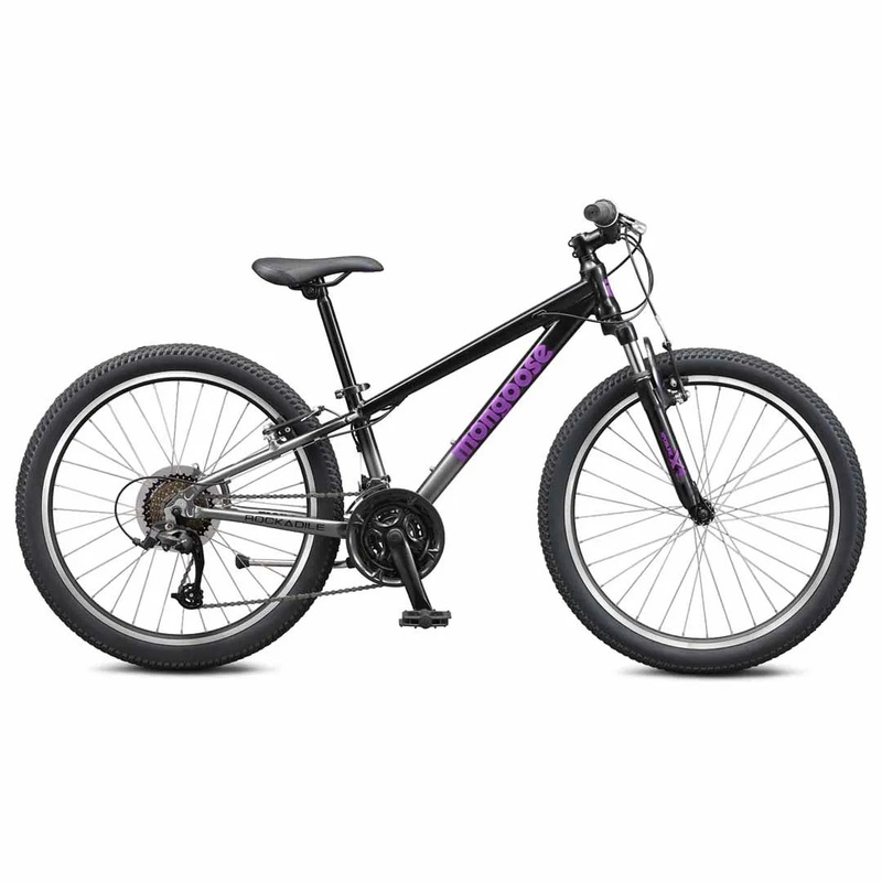 24″ Mongoose Rockadile Girls (2025) Black/Purple