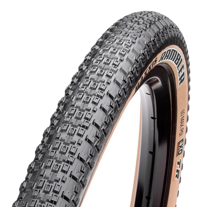 Tyre 700 Maxxis Rambler Folding 60TPI – Light Tanwall 700×40 Dual EXO 60 TPI