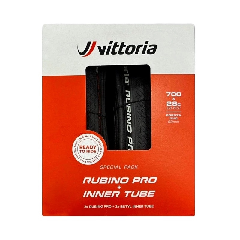 Tyre 700 Vittoria Rubino Pro Folding Twin Pack 700×25