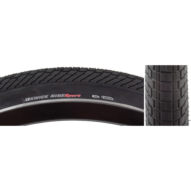Kenda Kwick Nine Tire – 29 x 2.2 Clincher Wire Black/Reflective 60tpi KS