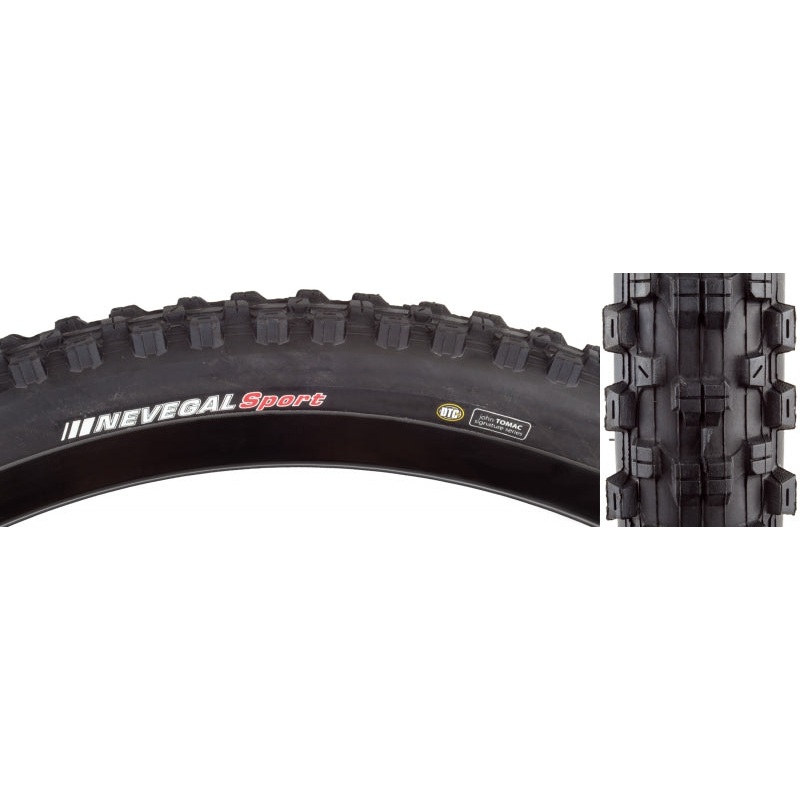 Kenda Nevegal Sport Tire – 26 x 2.1 Clincher Wire Black