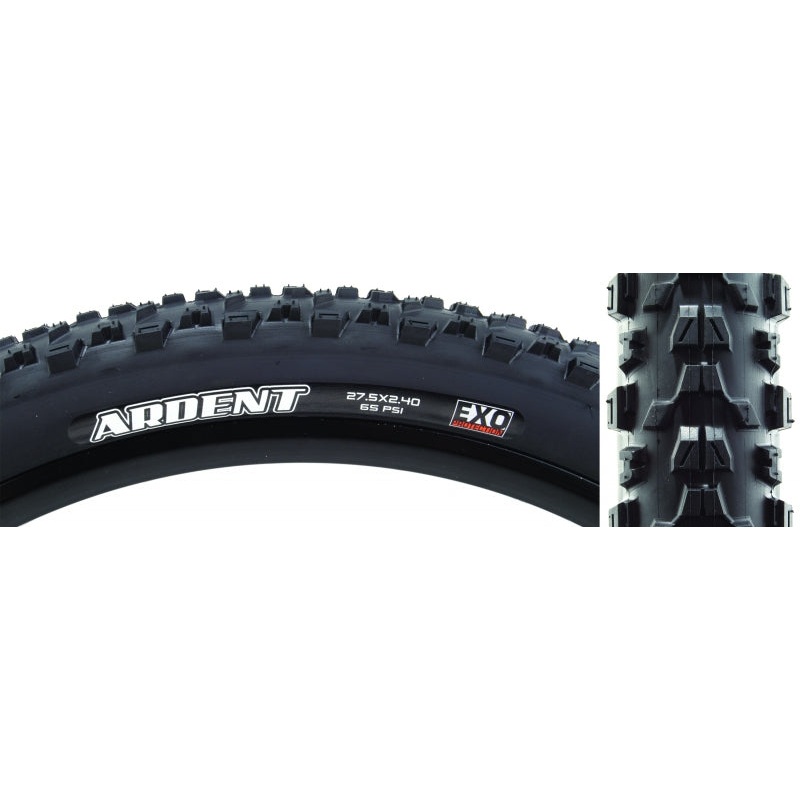 Maxxis Ardent Tire – 27.5 x 2.4 Clincher Wire Black EXO