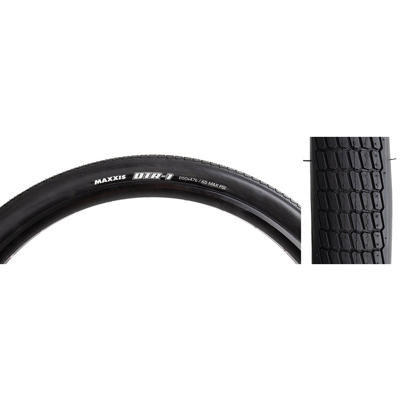 Maxxis DTR-1 Tire – 650b x 47 Clincher Wire Black Dual
