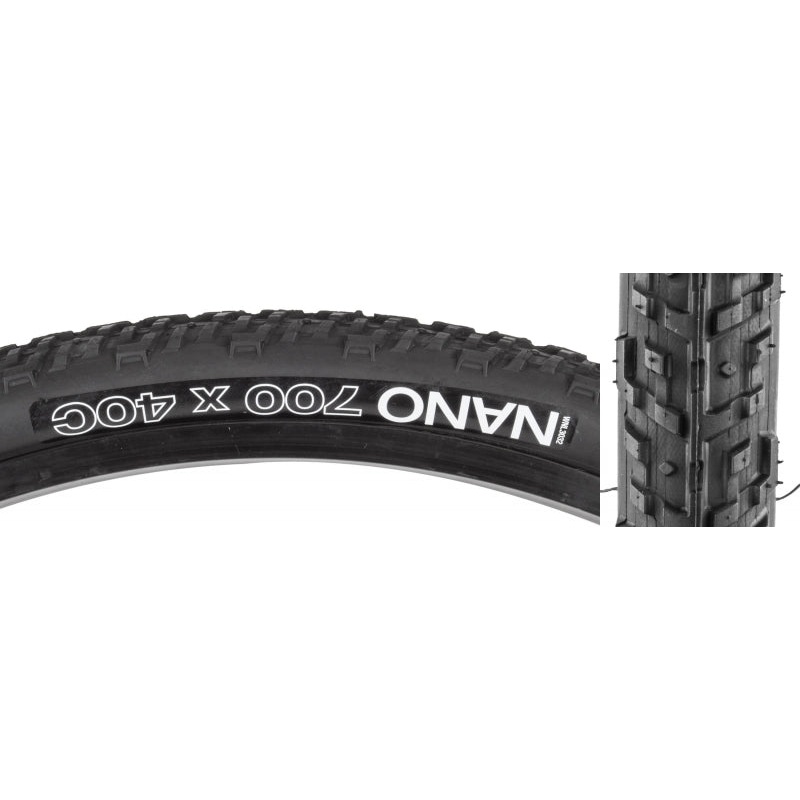 WTB Nano 40 Tire – 700 x 40 Clincher Wire Black