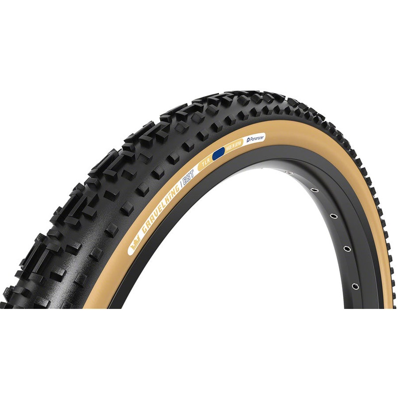 Panaracer GravelKing EXT Tire – 700 x 45 Tubeless Folding Black/Brown