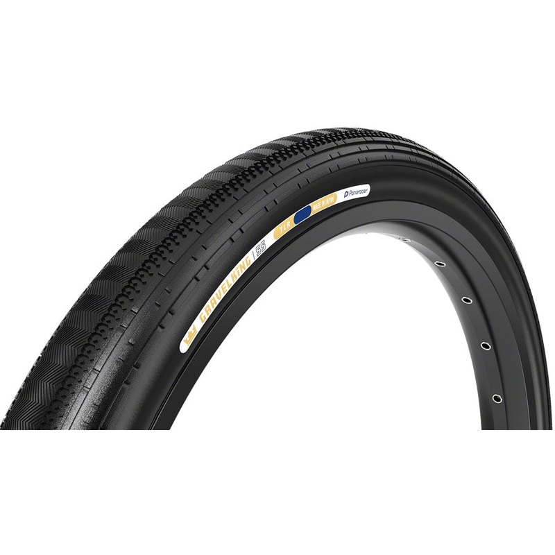 Panaracer GravelKing SS Tire – 650b x 43 / 27.5 x 1.75 Tubeless Folding BLK