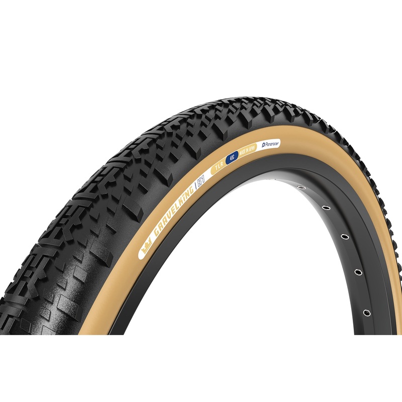 Panaracer GravelKing X1 Tire – 700 x 40 Tubeless Folding Black/Brown