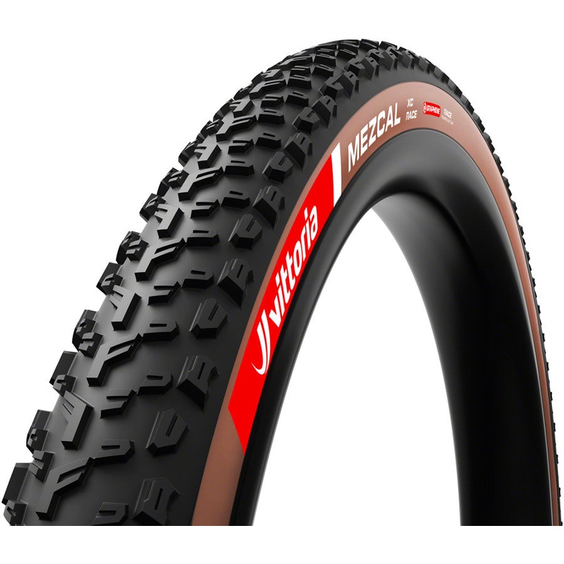 Vittoria Mezcal XC Race Tire – 29 x 2.25 Tubeless Folding Brown Graphene + Silica G2.0