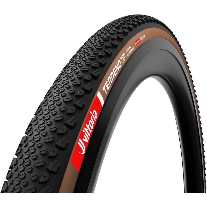 Vittoria Terreno T50 Mixed Tire – 700 x 45 Tubeless Folding Brown Gravel Endurance Graphene G2.0