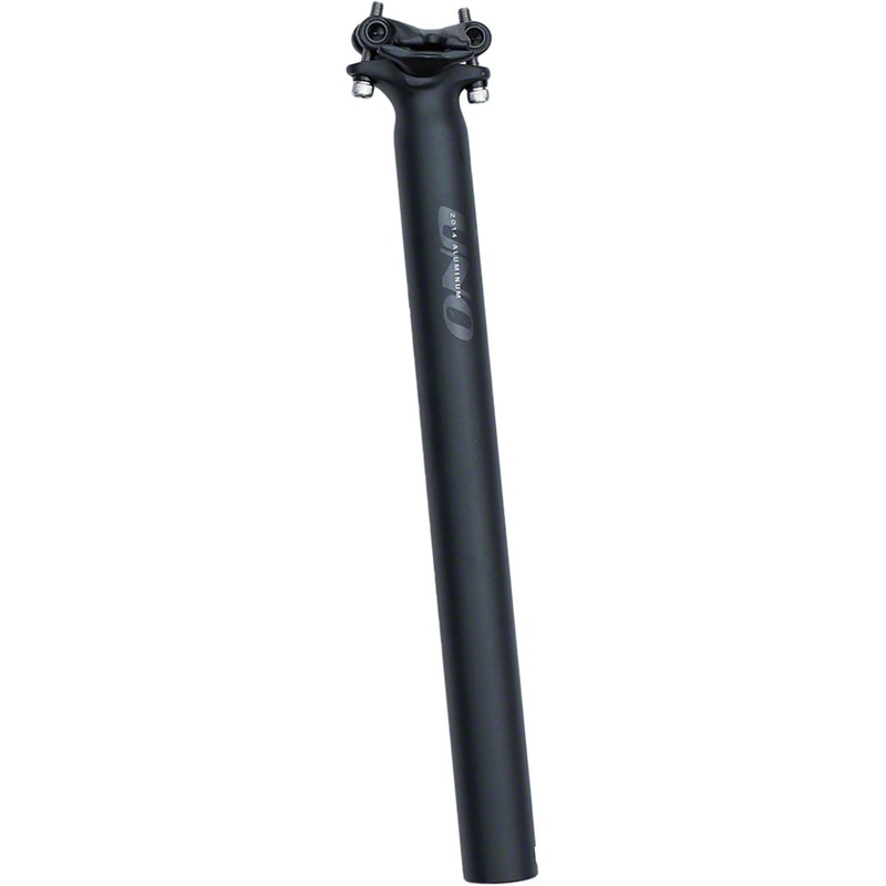 Kalloy Uno 358 2-Bolt Seatpost 27.2 x 350mm Black