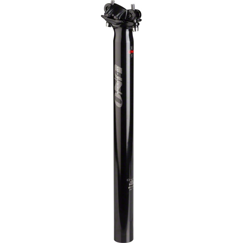 Kalloy Uno 358 2-Bolt Seatpost 31.6 x 350mm Black