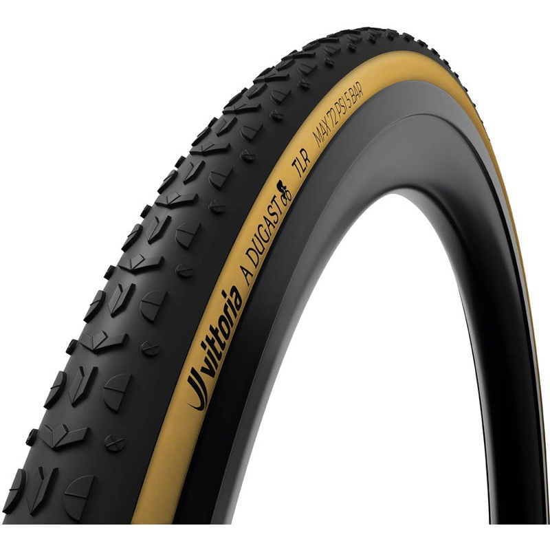 Vittoria A Dugast Typhoon Tire – 700 x 33 Tubeless Folding BLK/Para Cotton 2C + Neoprene
