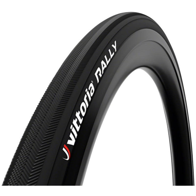 Vittoria Rally Tire – 700 x 25 Tubular Folding Black