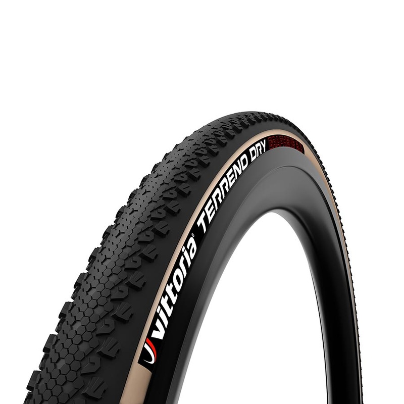 Vittoria Terreno Dry Tire – 700 x 40 Tubeless Folding Black/Tan 1C G2.0
