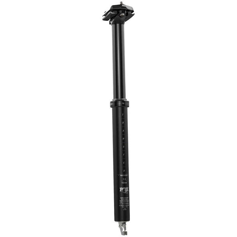 FOX Transfer Performance Elite Dropper Seatpost – 34.9 mm 210 mm Internal Routing Anodized BLK