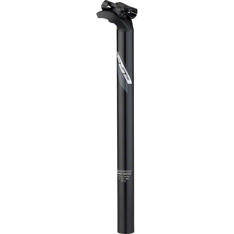 Full Speed Ahead Energy SB20 Seatpost 27.2 x 350mm Gray Graphic  Black