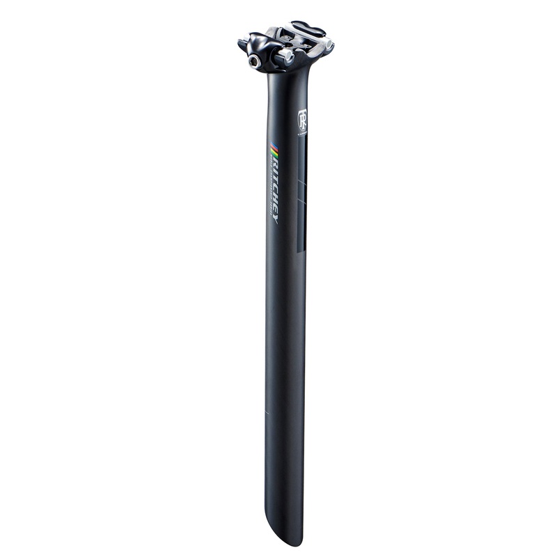 Ritchey WCS Carbon 1-Bolt Seatpost: 31.6 400mm 0 Offset Black