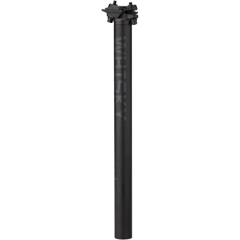 WHISKY No.7 Alloy Seatpost – 31.6 x 400mm 0mm Offset Matte Black