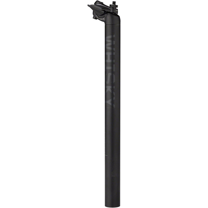 WHISKY No.7 Alloy Seatpost – 31.6 x 400mm 18mm Offset Matte Black