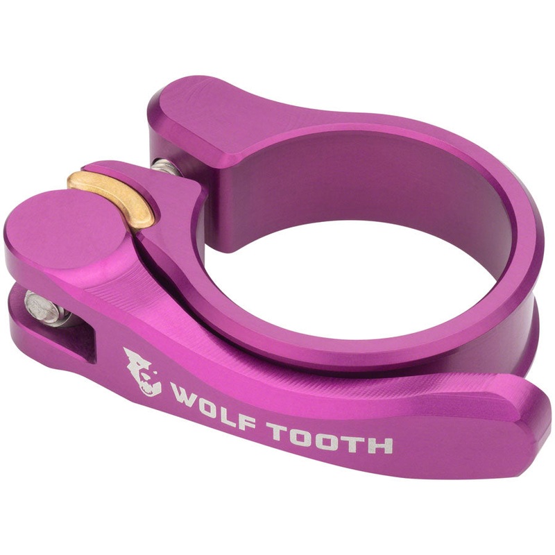 Wolf Tooth Components Quick Release Seatpost Clamp – 28.6mm Purple