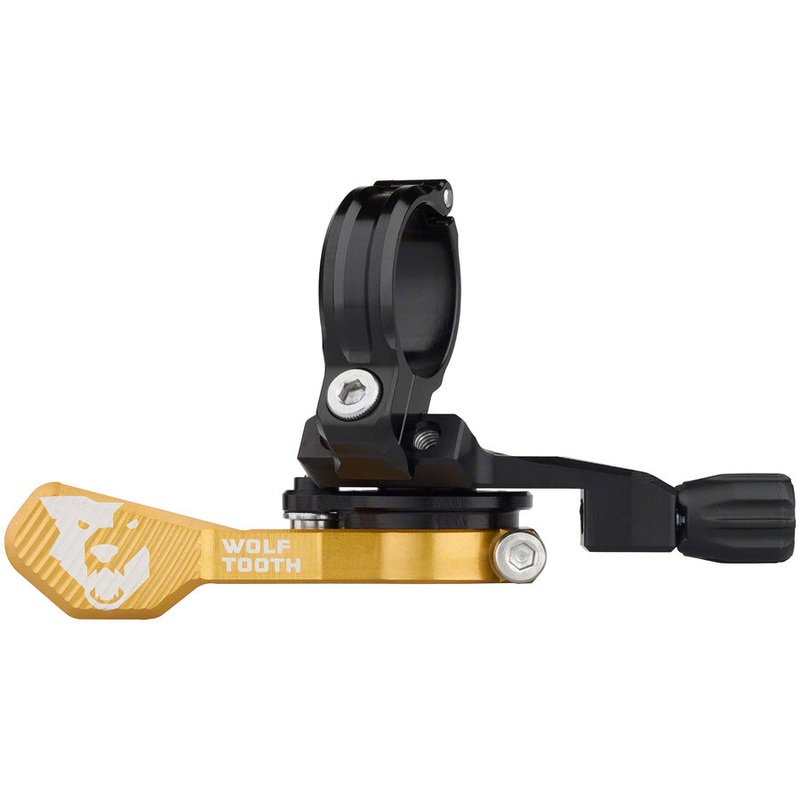 Wolf Tooth ReMote Pro Dropper Post Lever – 22.2mm Clamp Gold