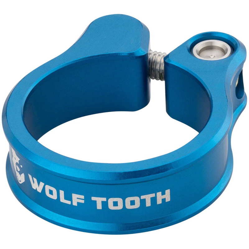 Wolf Tooth Seatpost Clamp – 28.6mm Blue