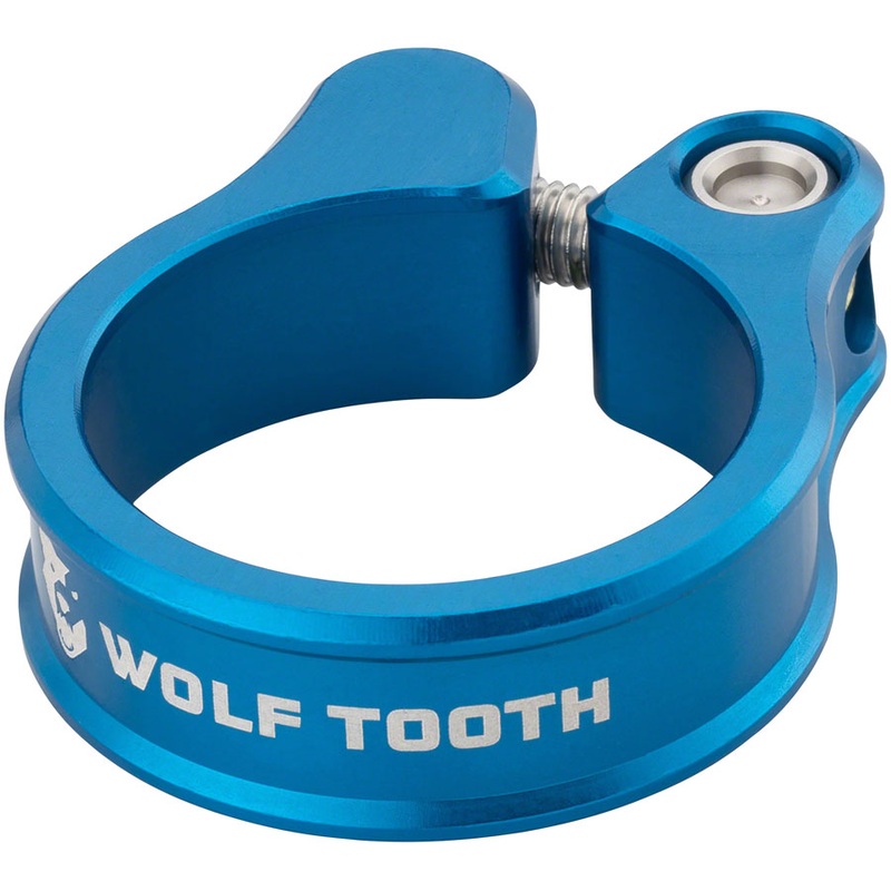 Wolf Tooth Seatpost Clamp – 31.8mm Blue