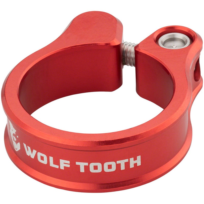 Wolf Tooth Seatpost Clamp – 31.8mm Red