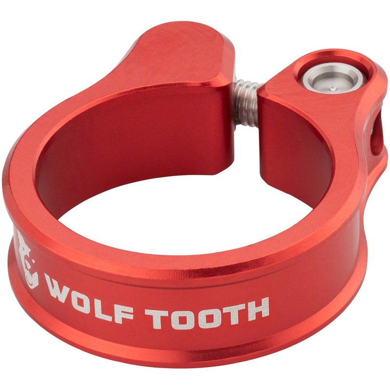 Wolf Tooth Seatpost Clamp – 34.9mm Red