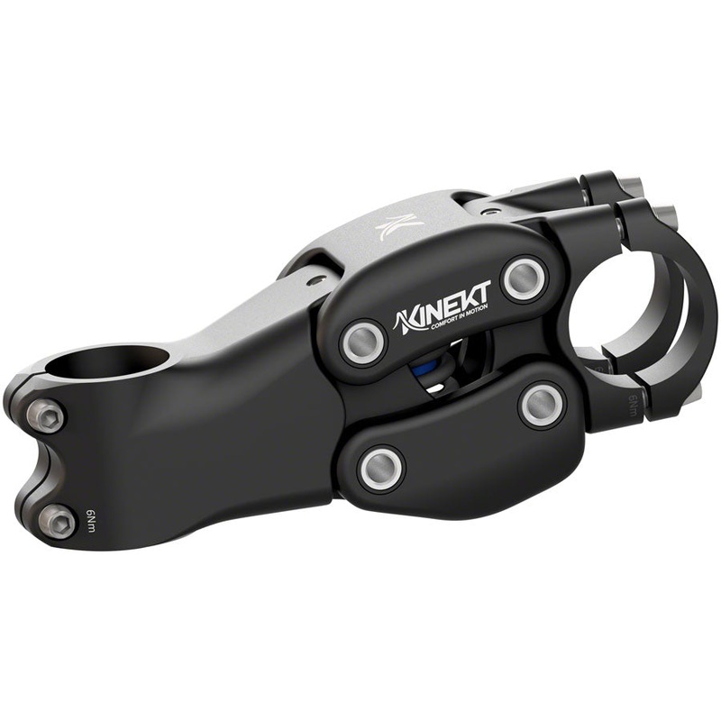 Cirrus Cycles Kinekt Suspension Stem – 120 31.8 Clamp +7 1-1/8″ Alloy Black