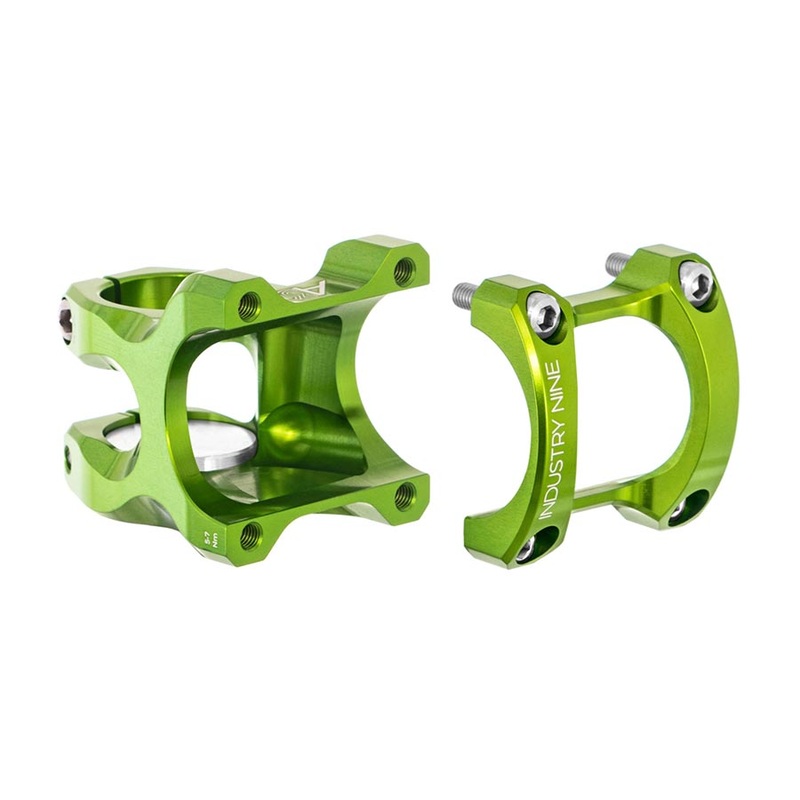 Industry Nine A35 Stem – 40mm 35 Clamp +/-8 1 1/8″ Aluminum Lime