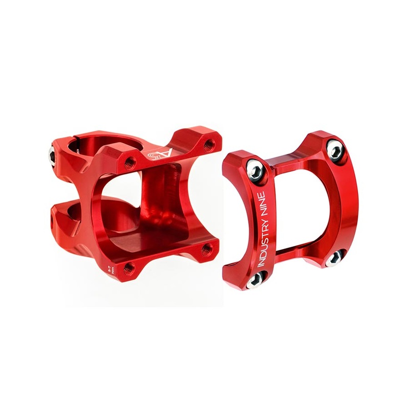 Industry Nine A35 Stem – 50mm 35mm Clamp +/-6 1 1/8″ Aluminum Red