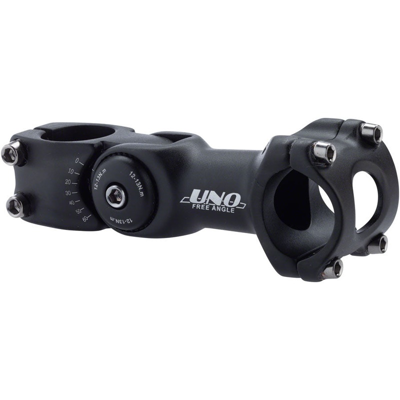 Kalloy 820 Stem – 110mm 31.8 Clamp Adjustable 1 1/8″ Aluminum Black