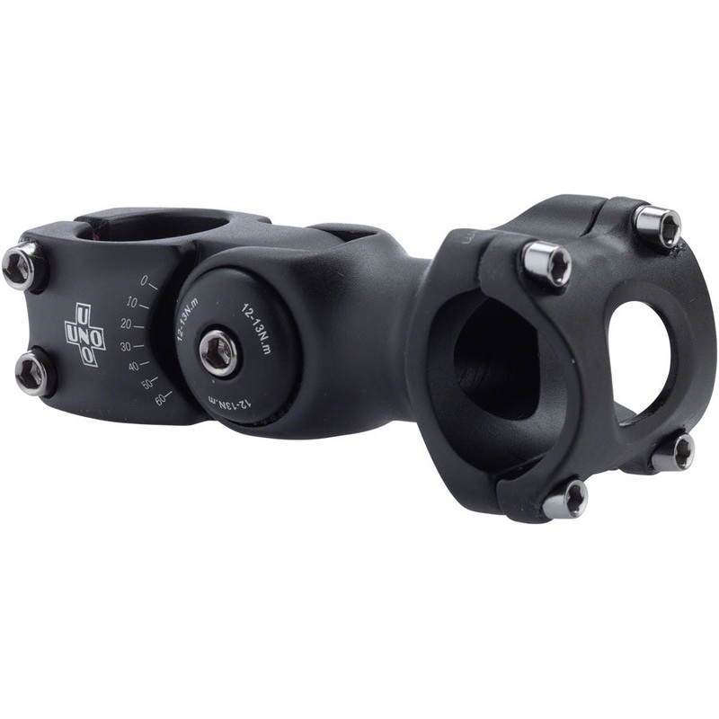 Kalloy 820 Stem – 95mm 31.8 Clamp Adjustable 1 1/8″ Aluminum Black