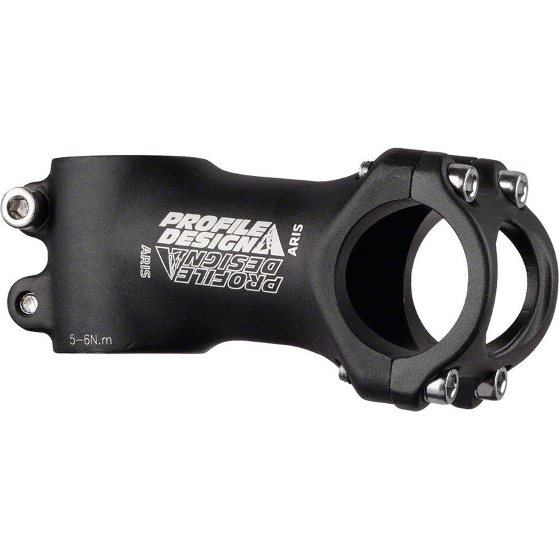 Profile Design Aris Stem – 80mm 31.8 Clamp +/-7 1 1/8″ Aluminum Black