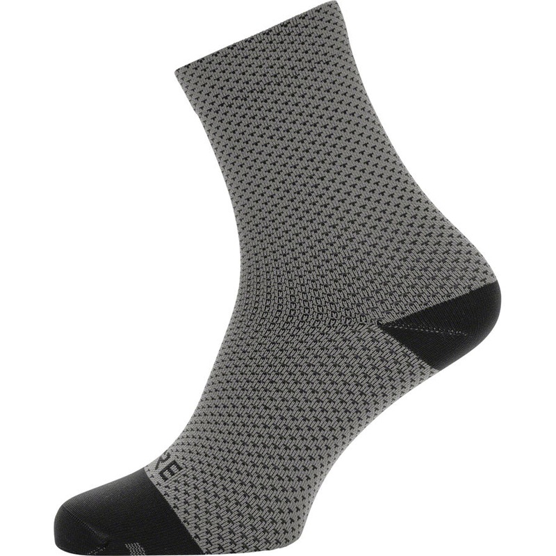 Gorewear C3 Dot Mid Socks – 6.7″ Graphite Gray/Black Mens 6-7.5