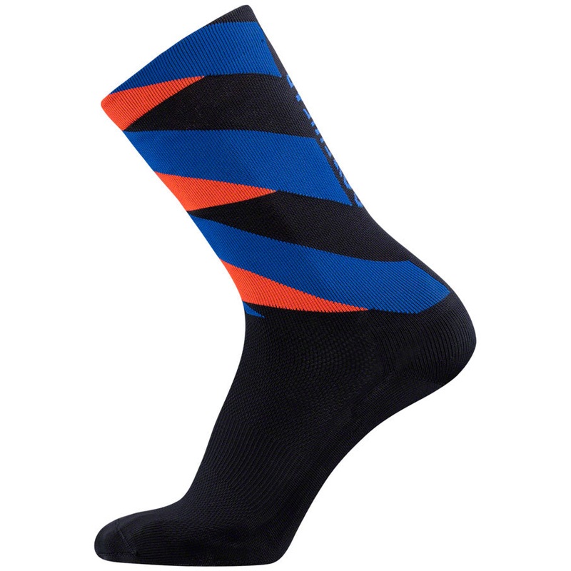 Gorewear Essential Signal Socks – Black/Fire Mens 6-7.5