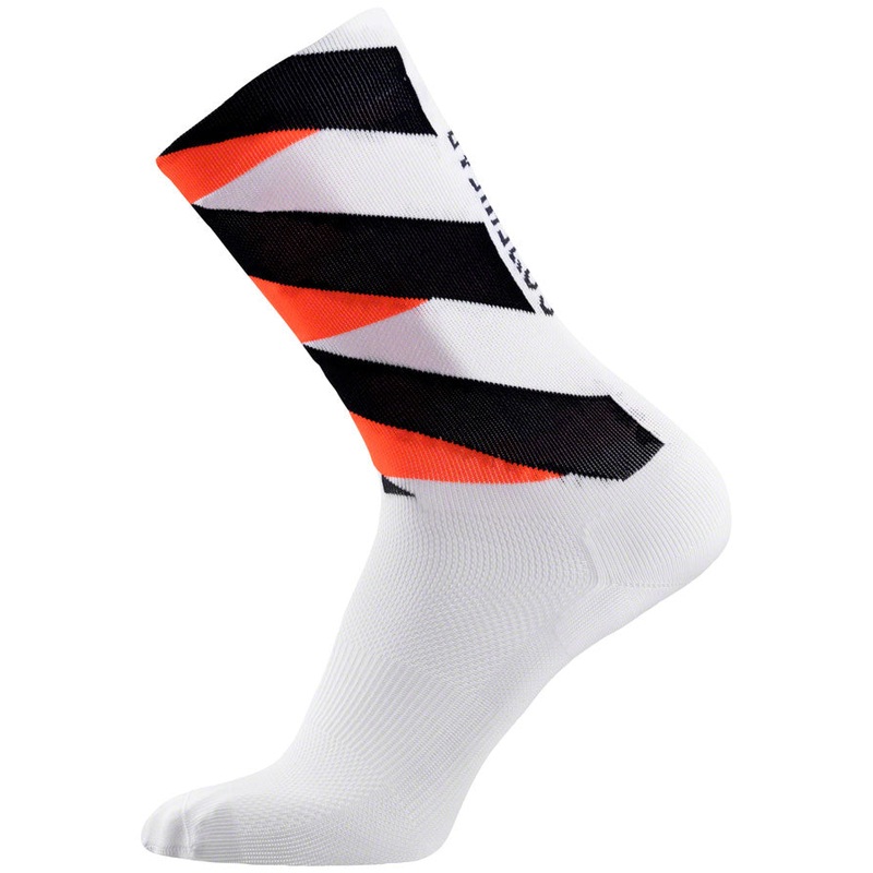 Gorewear Essential Signal Socks – White/Fire Mens 6-7.5