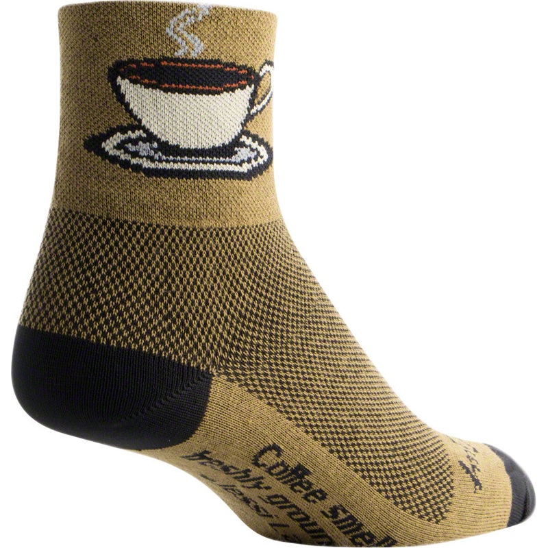 SockGuy Classic Coffee Socks – 3″ Brown Large/X-Large