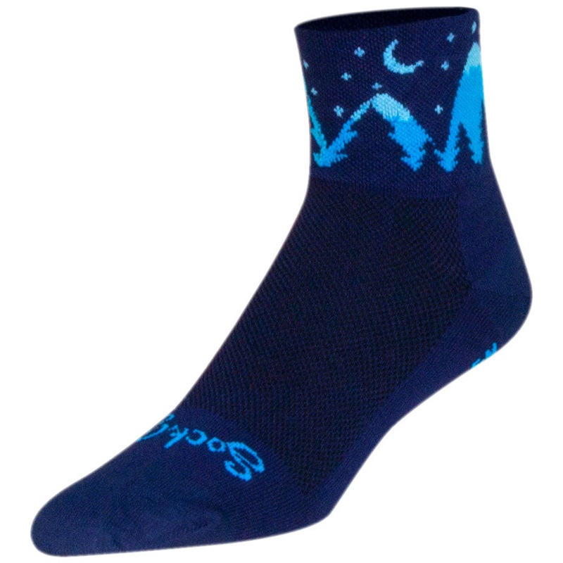 SockGuy Classic Midnight Socks – 3″ Black Small/Medium