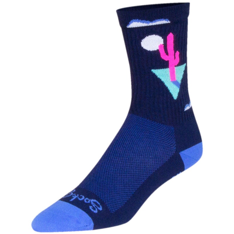 SockGuy Crew Cactal Socks – 6″ Blue Large/X-Large