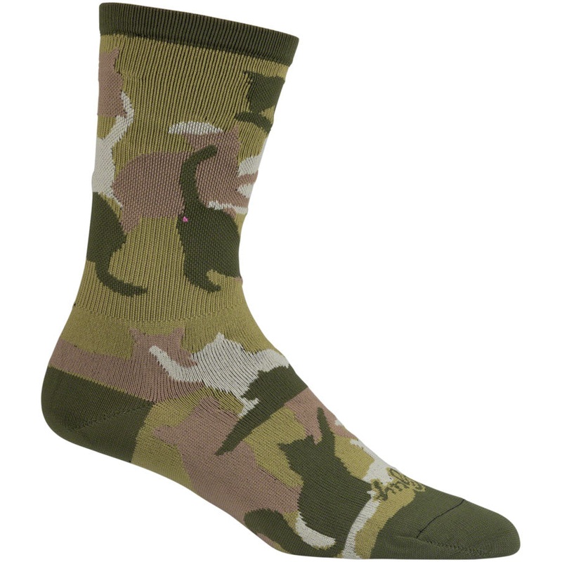 SockGuy Crew Catmo Socks – 5″ Green Small/Medium