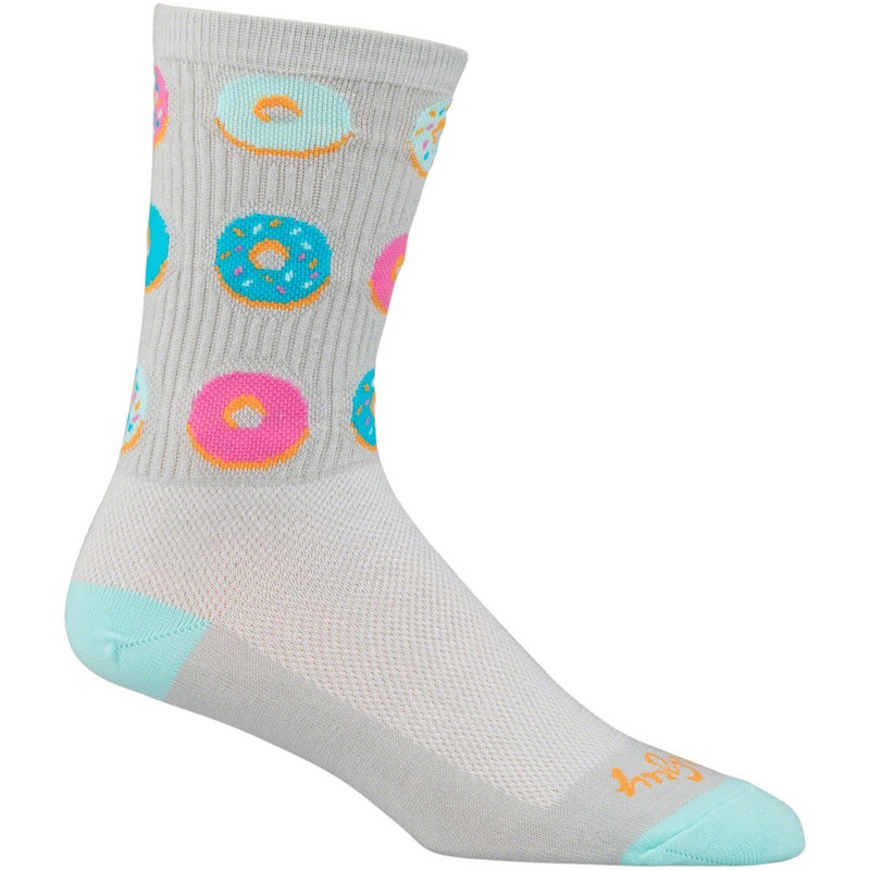 SockGuy Crew Glazed Socks – 5″ Gray Small/Medium
