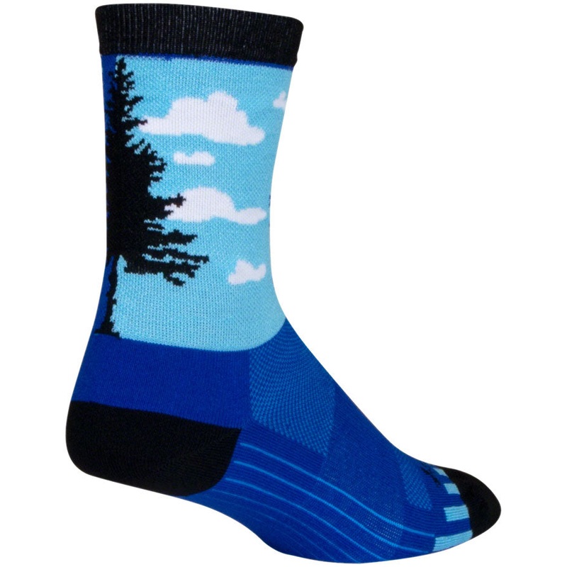SockGuy Night and Day Crew Sock – 6″ Small/Medium