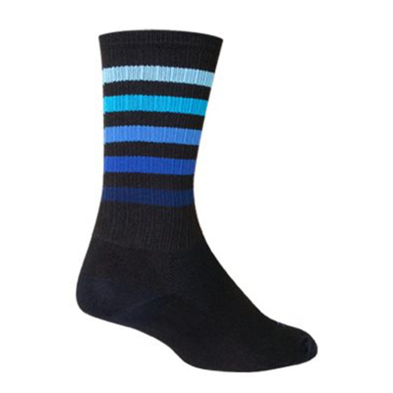 SockGuy SGX Deep Socks – 6″ Black/Blue Large/X-Large